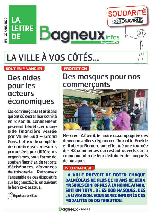 Screenshot 2020 04 27 La Lettre Du Bagneux Infos N 5 27 avril 2020