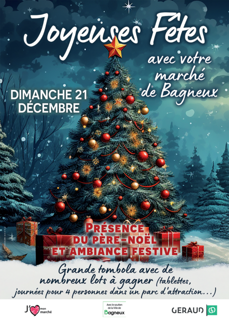 Animation de Noël au marché Léo-Ferré