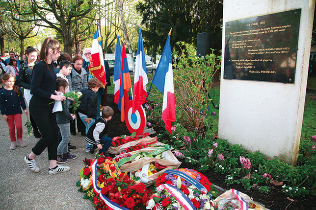 Commémoration en hommage aux victimes du génocide arménien