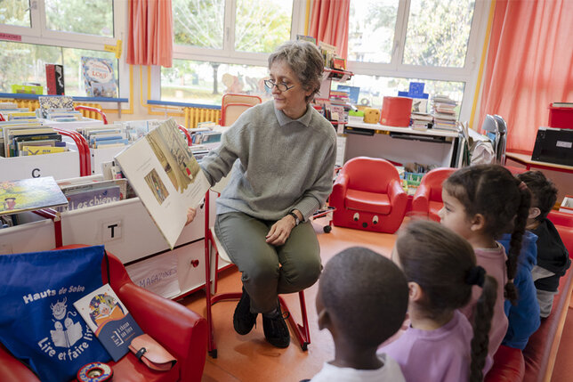 Rencontre avec l’association “Lire et faire lire”