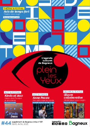 Couverture de Plein les yeux n°44 - mars avril 2025