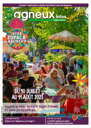 Couverture de Bagneux Infos n°319 juillet août 2023