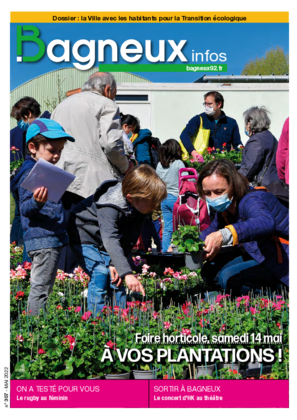 Couverture de Bagneux Infos n°307 mai 2022