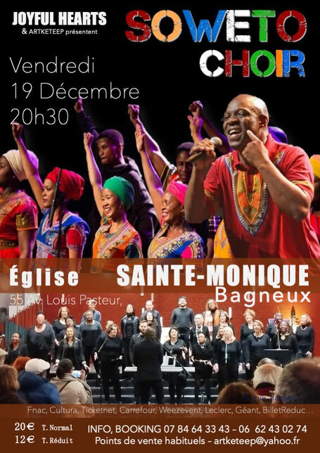 Concert du Chœur de Gospel “Soweto Choir”