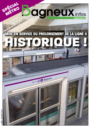 Couverture de Bagneux Infos n°303 Janvier 2022