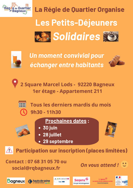 Les petits déjeuners solidaires 