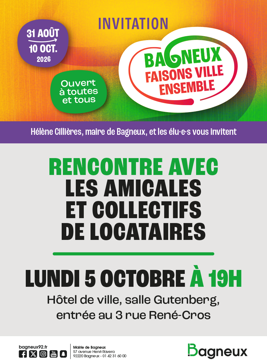 Rencontre avec les amicales et collectifs de locataires